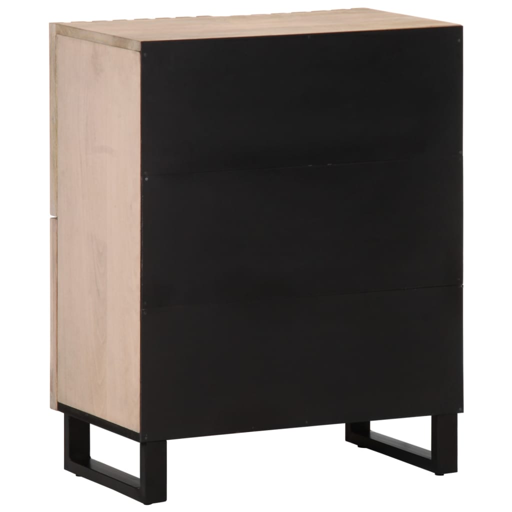 Dressoir 60x34x75 cm massief mangohout is nu te koop bij PeponiXL, paradijselijk wonen!