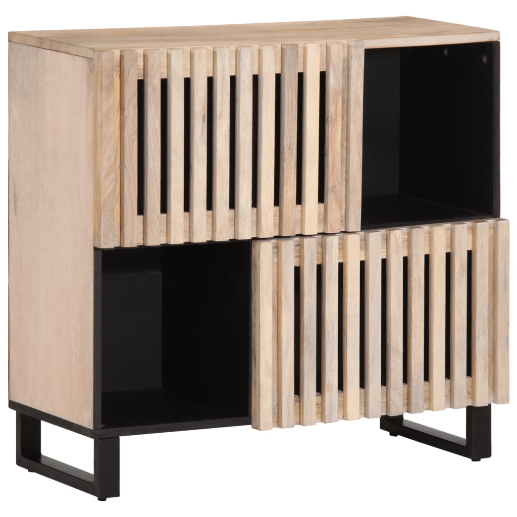 Dressoir 80x34x75 cm massief mangohout is nu te koop bij PeponiXL, paradijselijk wonen!