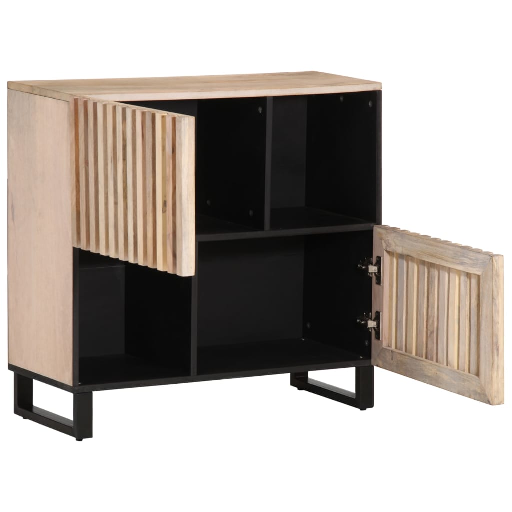 Dressoir 80x34x75 cm massief mangohout is nu te koop bij PeponiXL, paradijselijk wonen!
