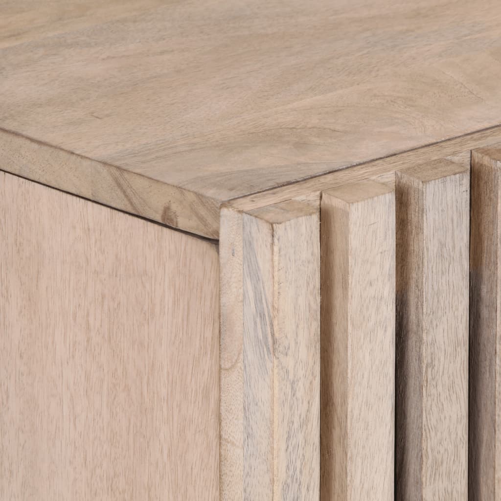 Dressoir 80x34x75 cm massief mangohout is nu te koop bij PeponiXL, paradijselijk wonen!