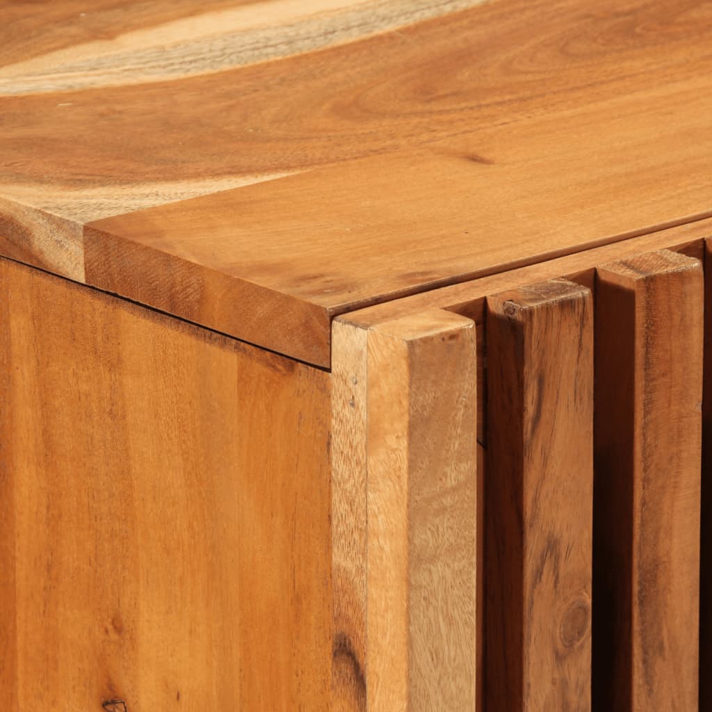 Hoge kast 60x34x100 cm massief acaciahout is nu te koop bij PeponiXL, paradijselijk wonen!