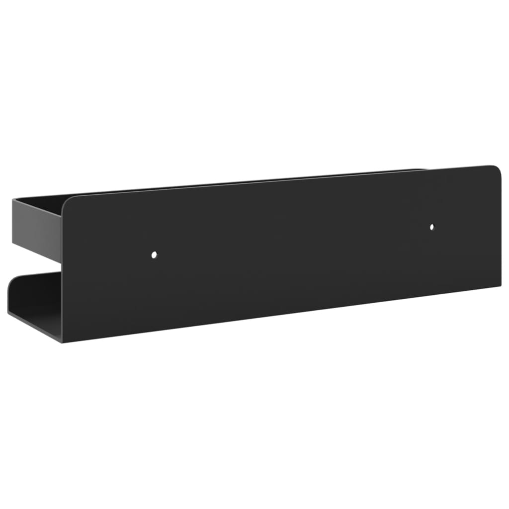 Doucherekje 23x6,5x6 cm geborsteld 304 roestvrij staal matzwart is nu te koop bij PeponiXL, paradijselijk wonen!