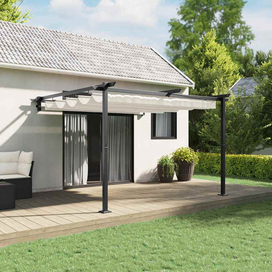 Prieel Crème 300 x 300 x 200 cm Polyester is nu te koop bij PeponiXL, paradijselijk wonen!