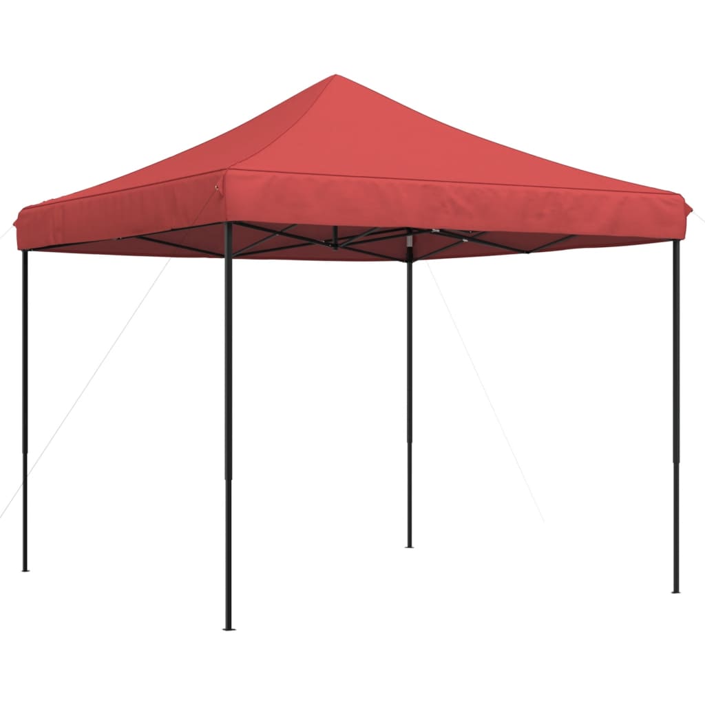 Partytent inklapbaar pop-up 292x292x315 cm bordeauxrood is nu te koop bij PeponiXL, paradijselijk wonen!