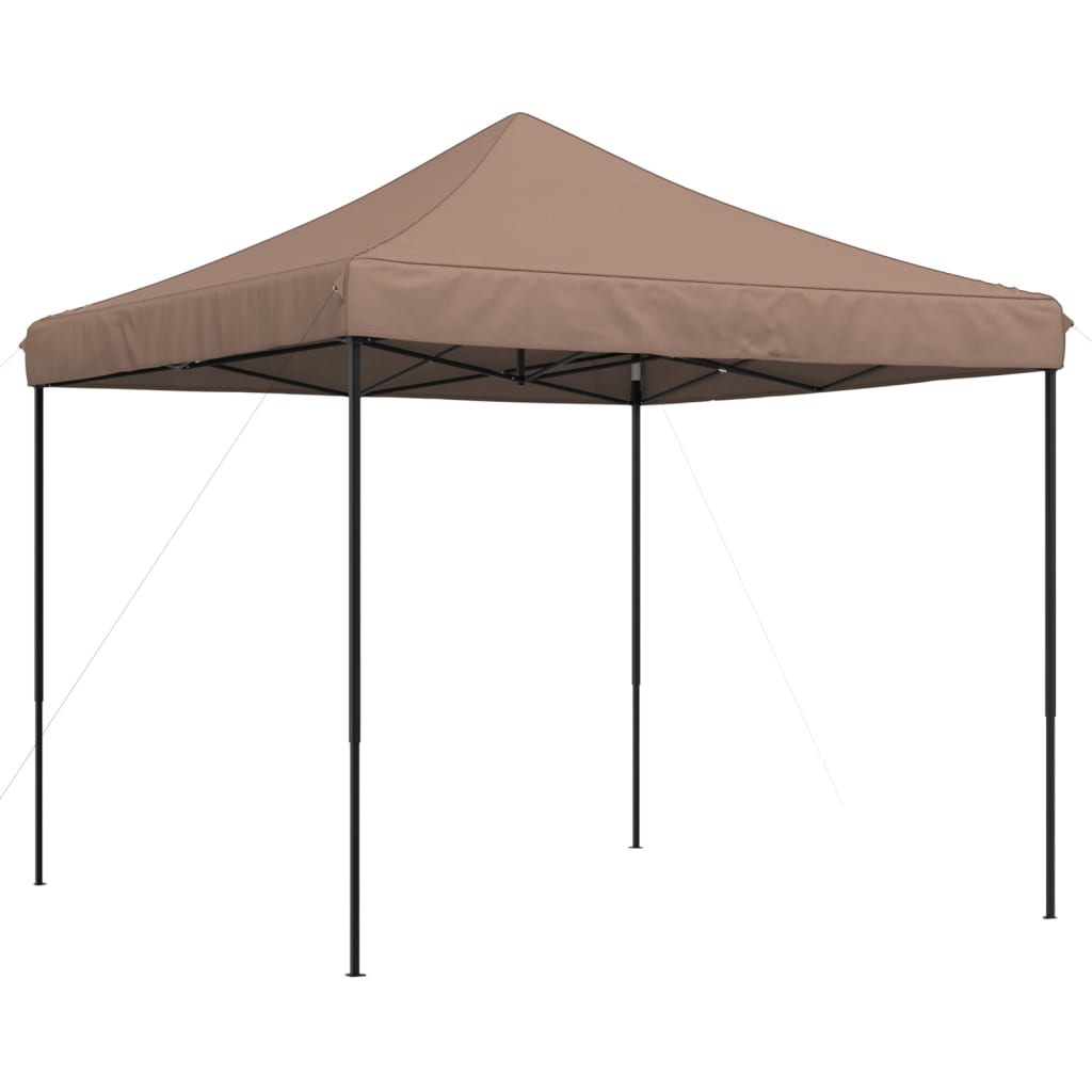 Partytent inklapbaar pop-up 292x292x315 cm bruin is nu te koop bij PeponiXL, paradijselijk wonen!