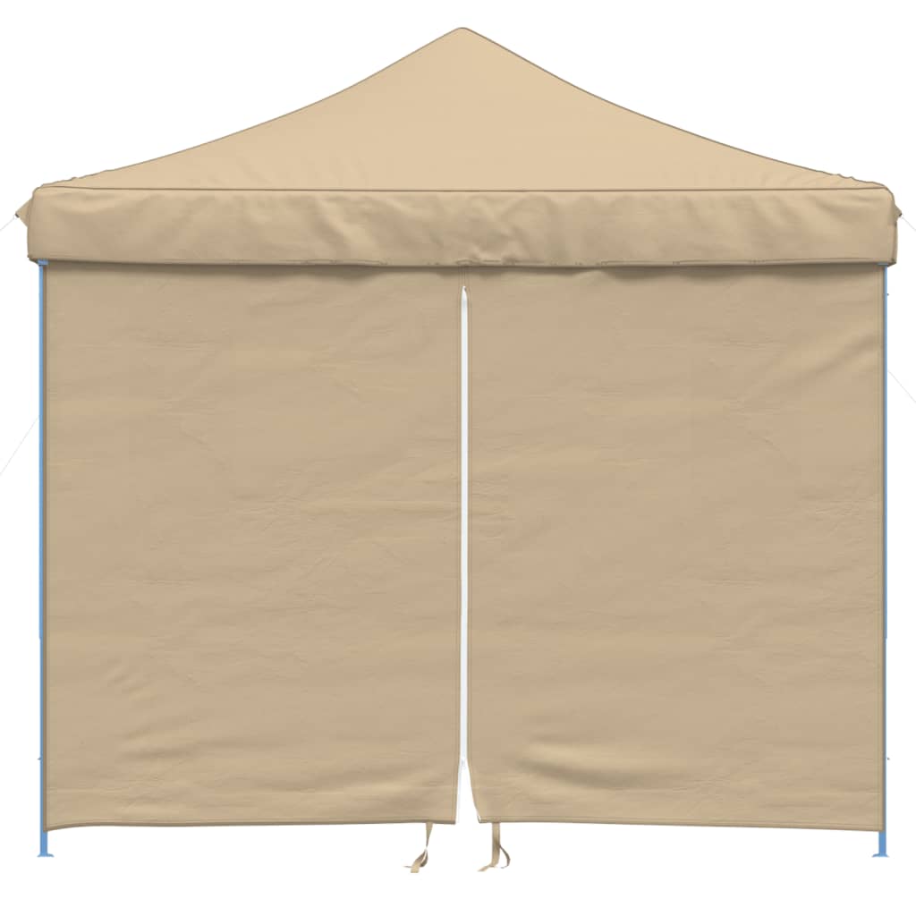 Partytent inklapbaar pop-up met 4 zijwanden beige is nu te koop bij PeponiXL, paradijselijk wonen!