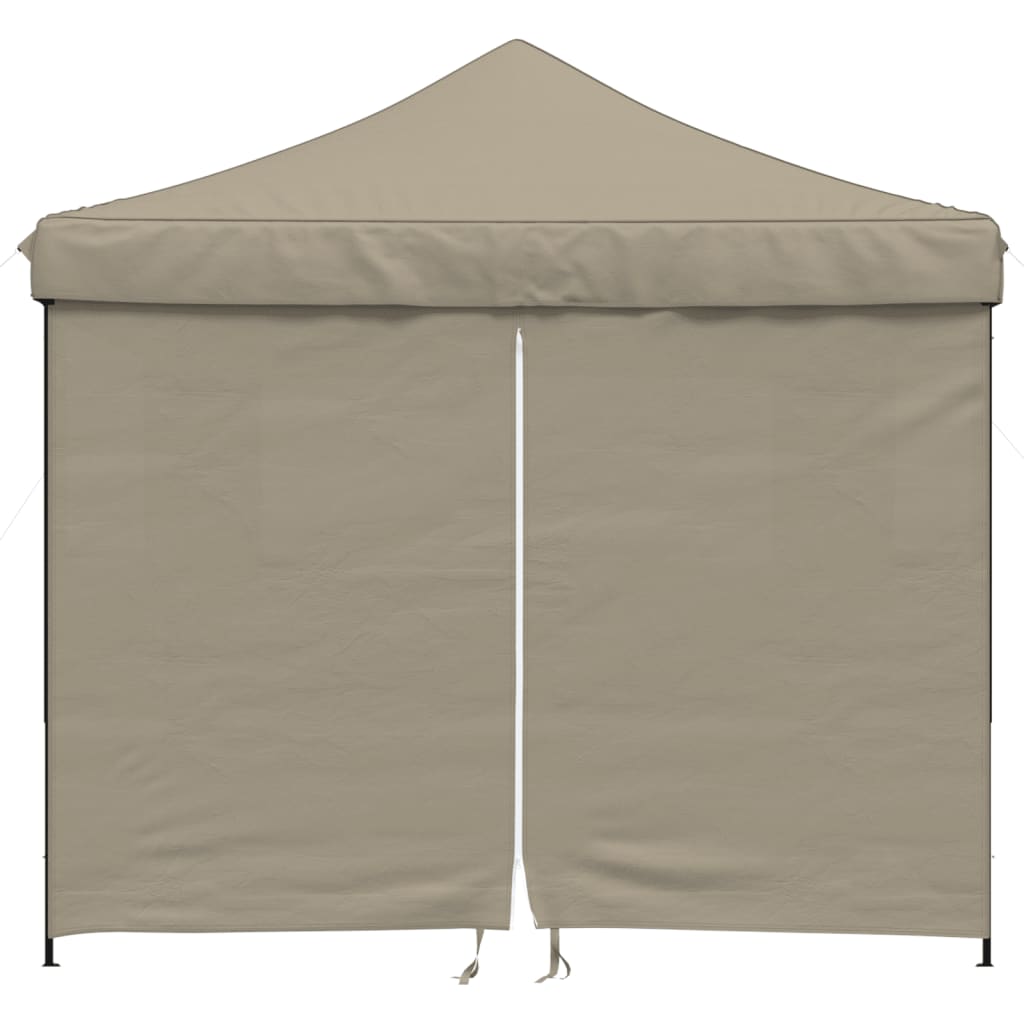 Partytent inklapbaar pop-up met 4 zijwanden taupe is nu te koop bij PeponiXL, paradijselijk wonen!