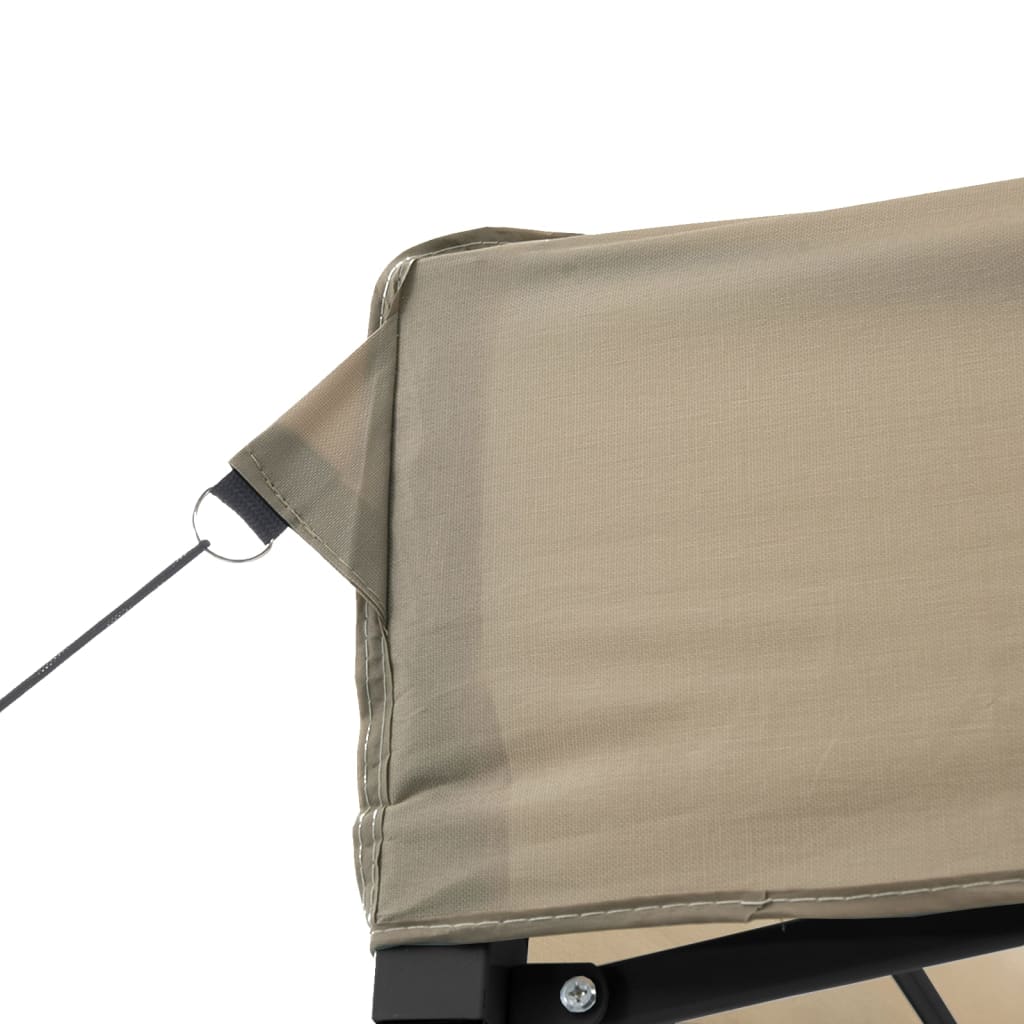 Partytent inklapbaar pop-up met 4 zijwanden taupe is nu te koop bij PeponiXL, paradijselijk wonen!