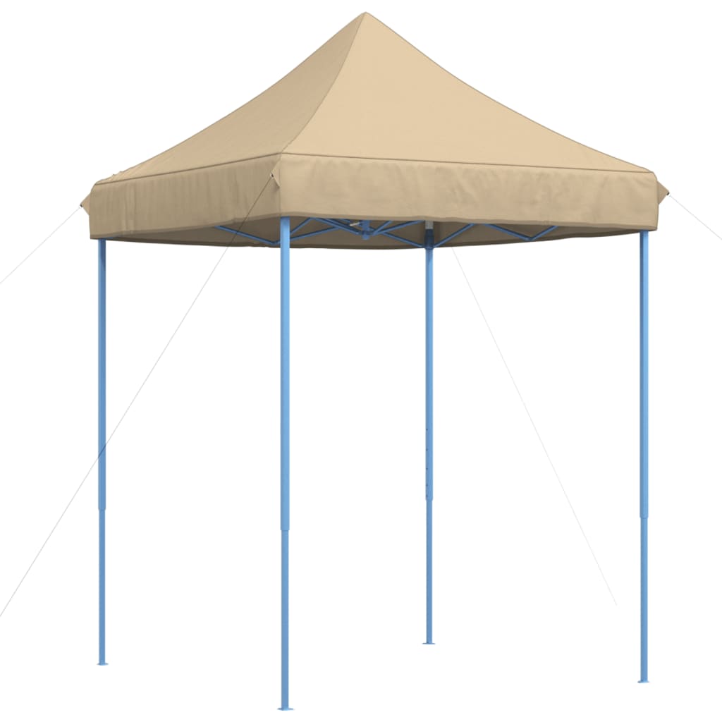 Partytent inklapbaar pop-up 200x200x306 cm beige is nu te koop bij PeponiXL, paradijselijk wonen!