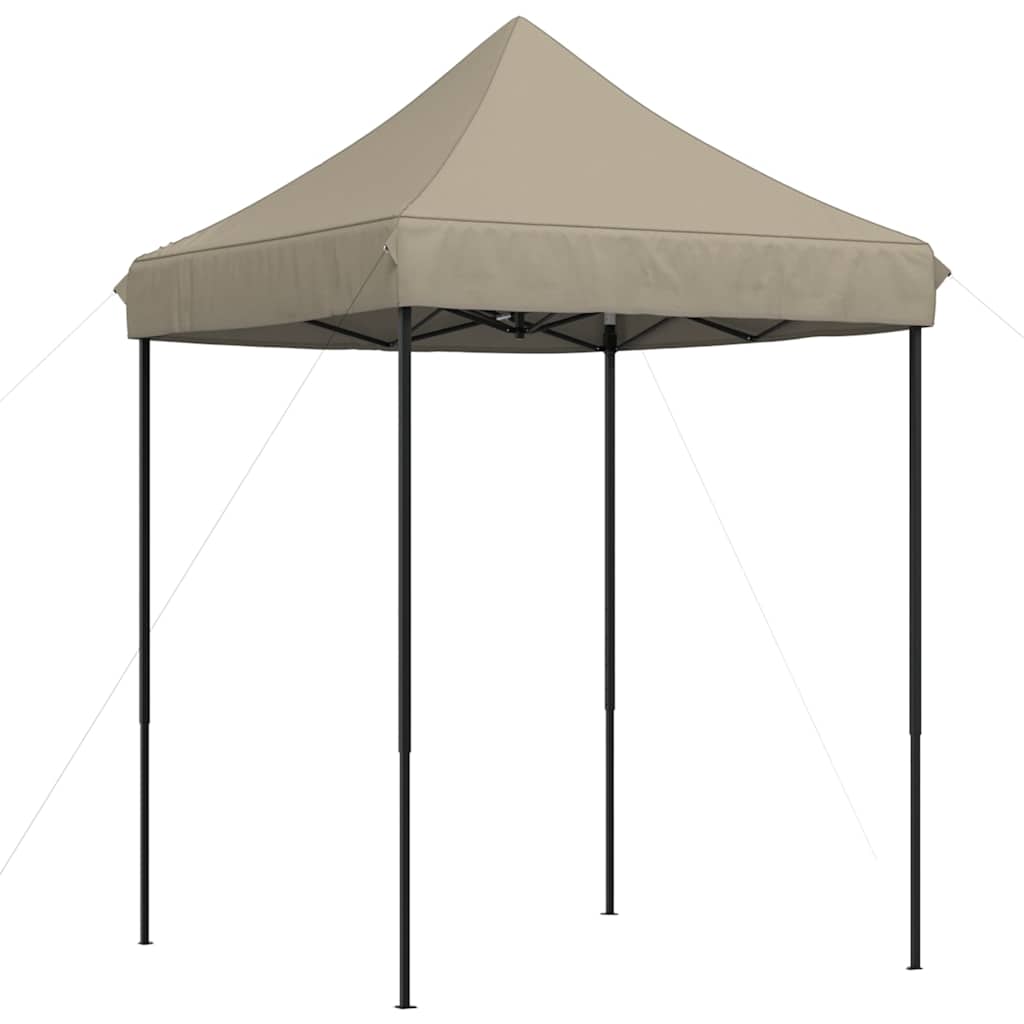 Partytent inklapbaar pop-up 200x200x306 cm taupe is nu te koop bij PeponiXL, paradijselijk wonen!