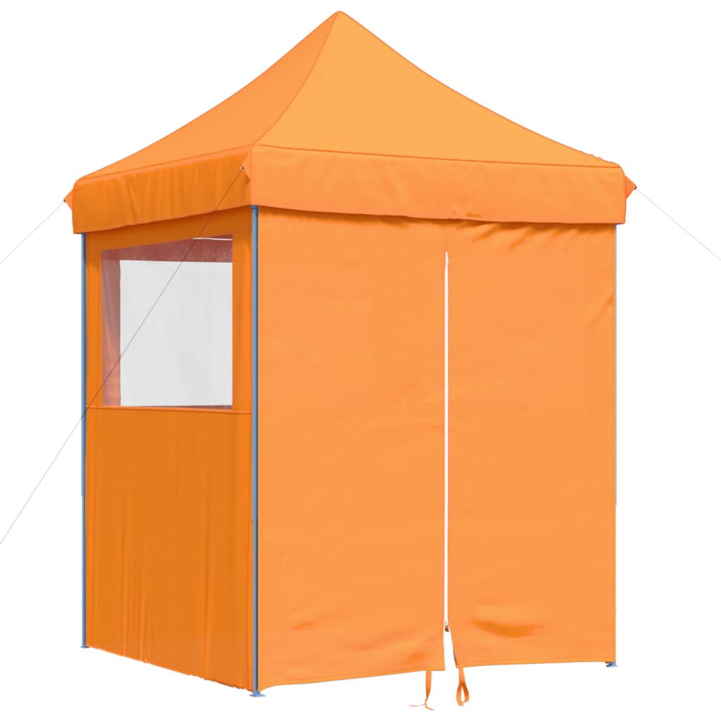 Partytent inklapbaar pop-up met 4 zijwanden oranje is nu te koop bij PeponiXL, paradijselijk wonen!