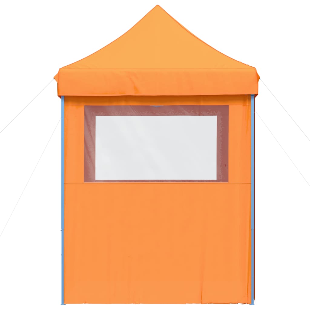 Partytent inklapbaar pop-up met 4 zijwanden oranje is nu te koop bij PeponiXL, paradijselijk wonen!