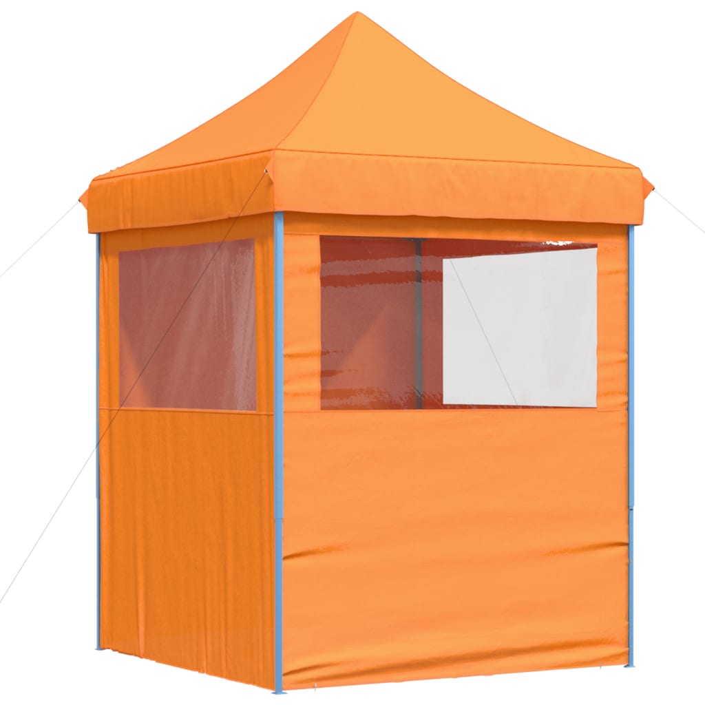Partytent inklapbaar pop-up met 4 zijwanden oranje is nu te koop bij PeponiXL, paradijselijk wonen!