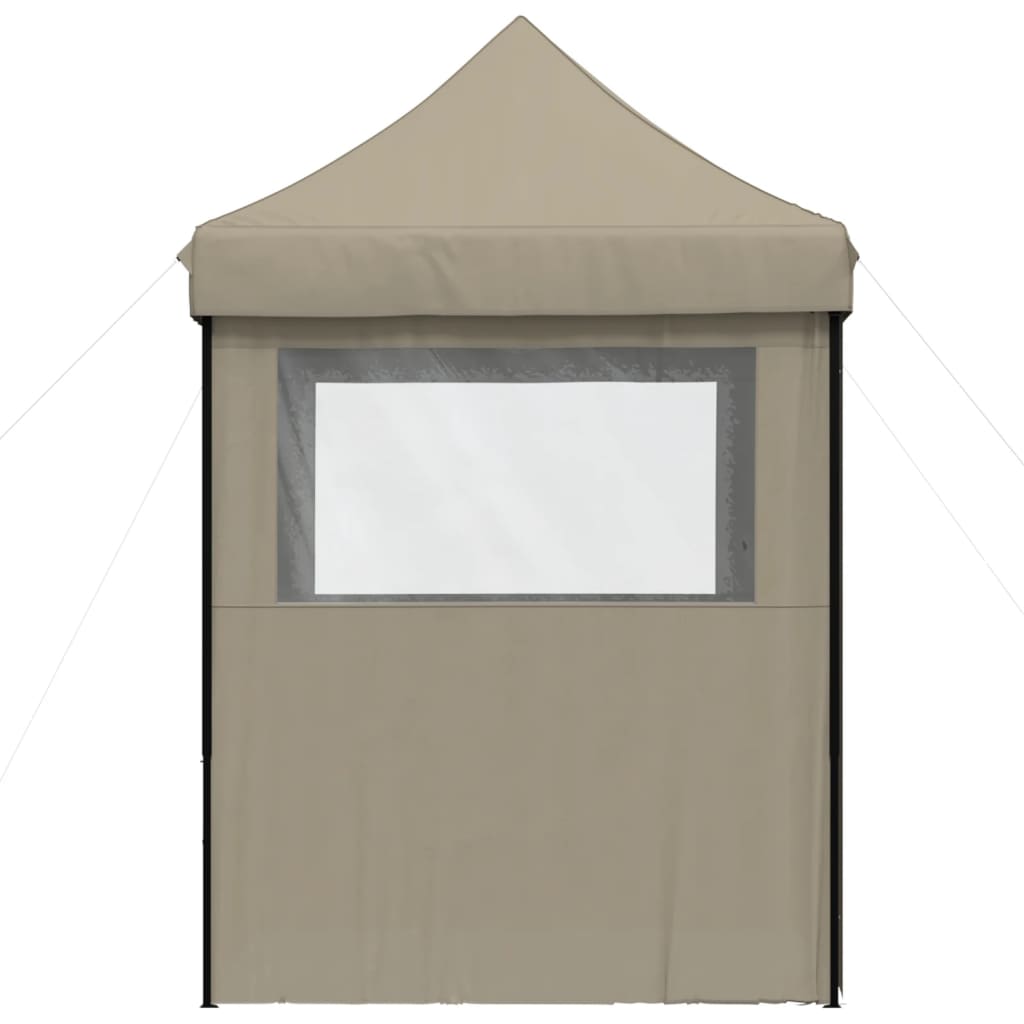 Partytent inklapbaar pop-up met 4 zijwanden taupe is nu te koop bij PeponiXL, paradijselijk wonen!