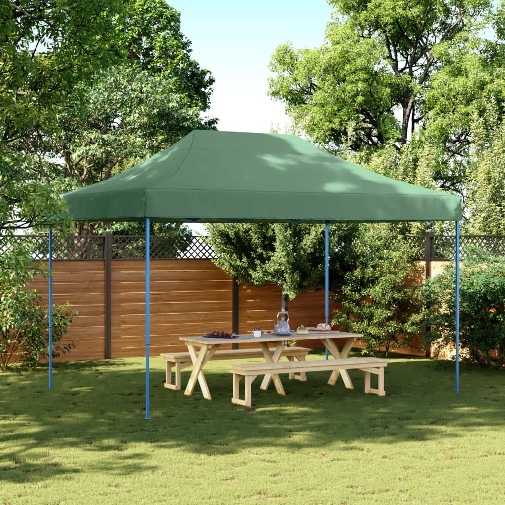 Partytent inklapbaar pop-up 410x279x315 cm groen is nu te koop bij PeponiXL, paradijselijk wonen!