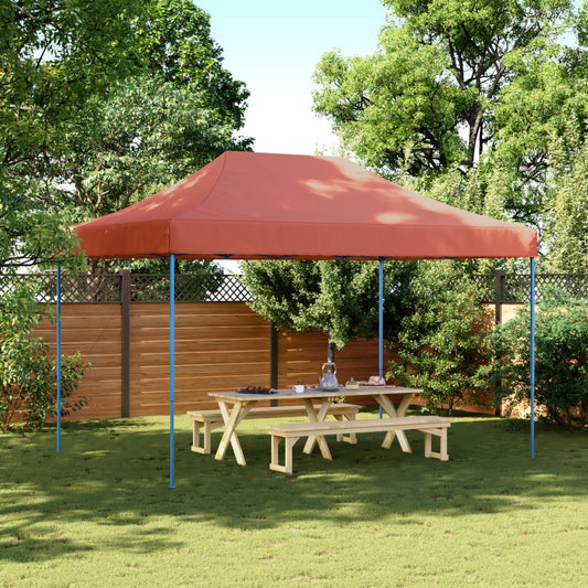 Partytent inklapbaar pop-up 410x279x315 cm terracotta is nu te koop bij PeponiXL, paradijselijk wonen!