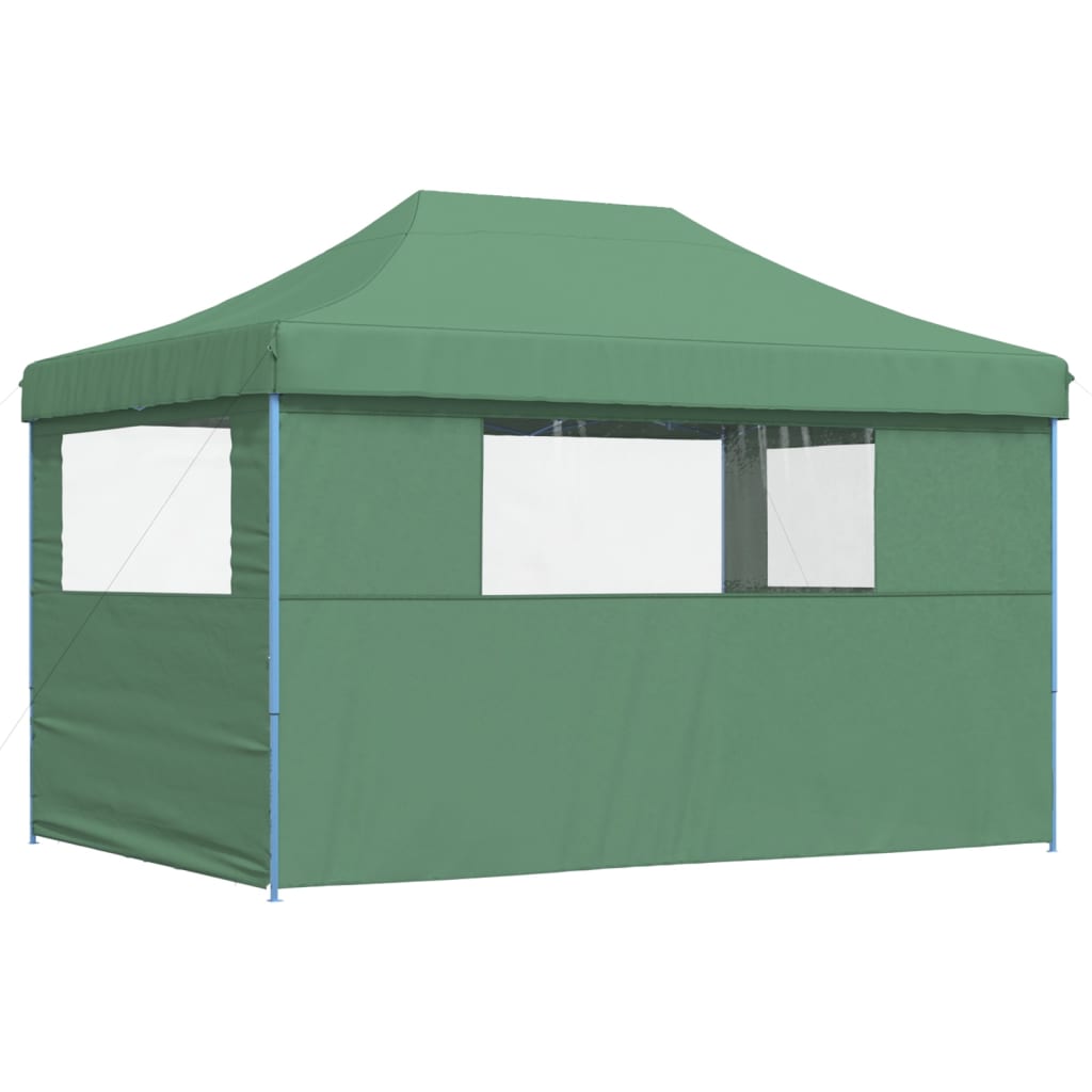 Partytent inklapbaar pop-up met 3 zijwanden groen is nu te koop bij PeponiXL, paradijselijk wonen!