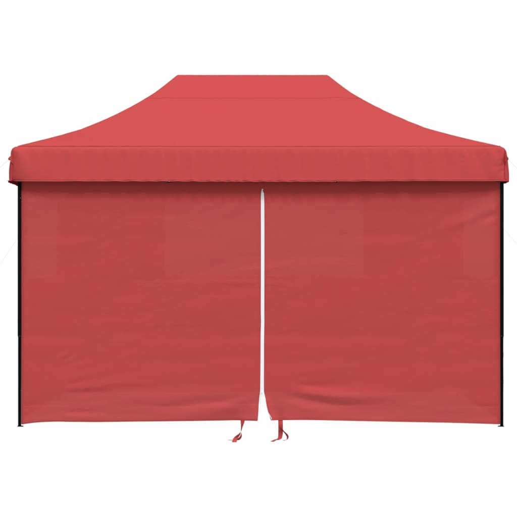 Partytent inklapbaar pop-up met 4 zijwanden bordeauxrood is nu te koop bij PeponiXL, paradijselijk wonen!