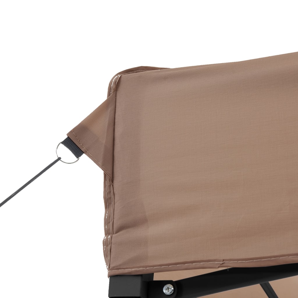 Partytent inklapbaar pop-up met 4 zijwanden bruin is nu te koop bij PeponiXL, paradijselijk wonen!
