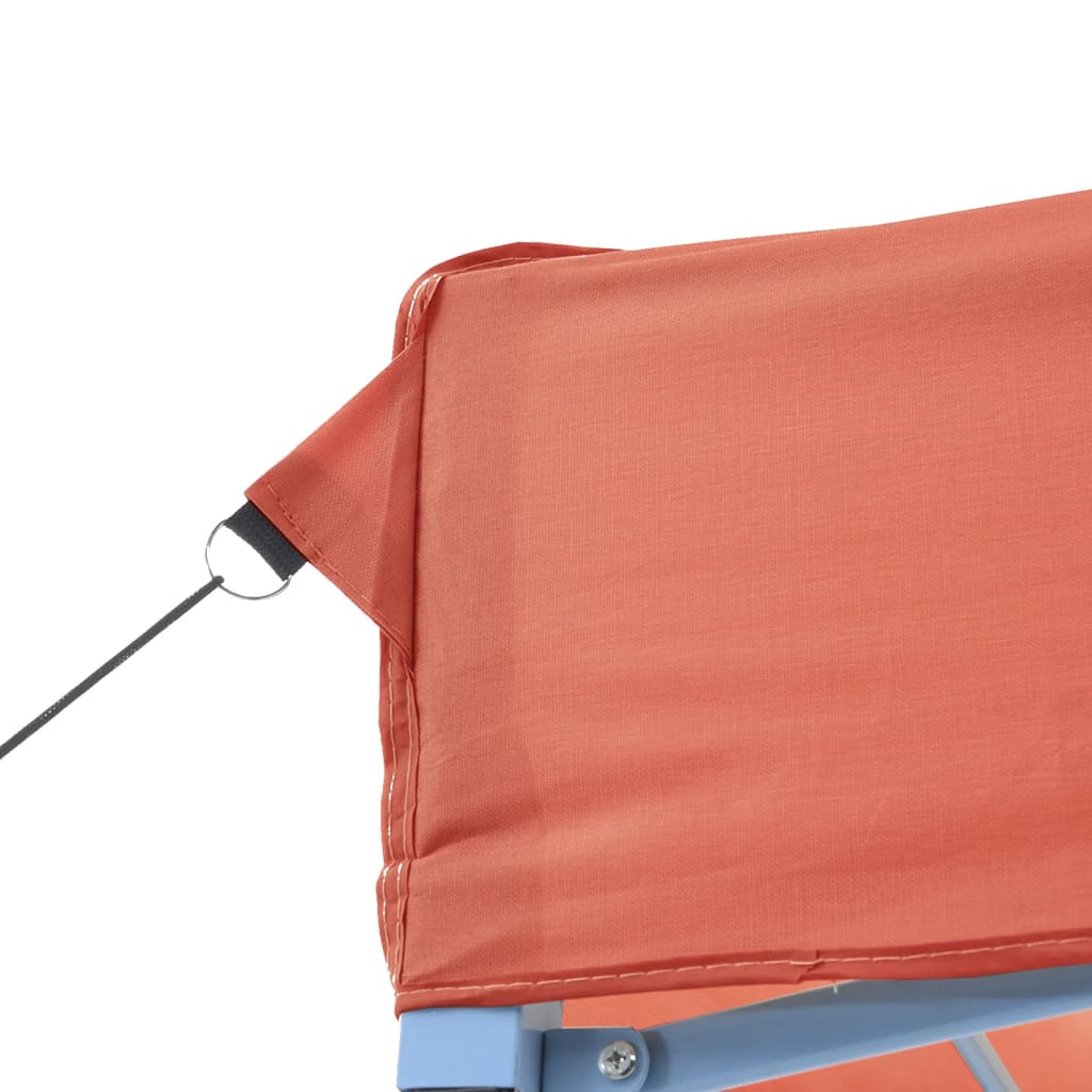 Partytent inklapbaar pop-up met 4 zijwanden terracottakleurig is nu te koop bij PeponiXL, paradijselijk wonen!