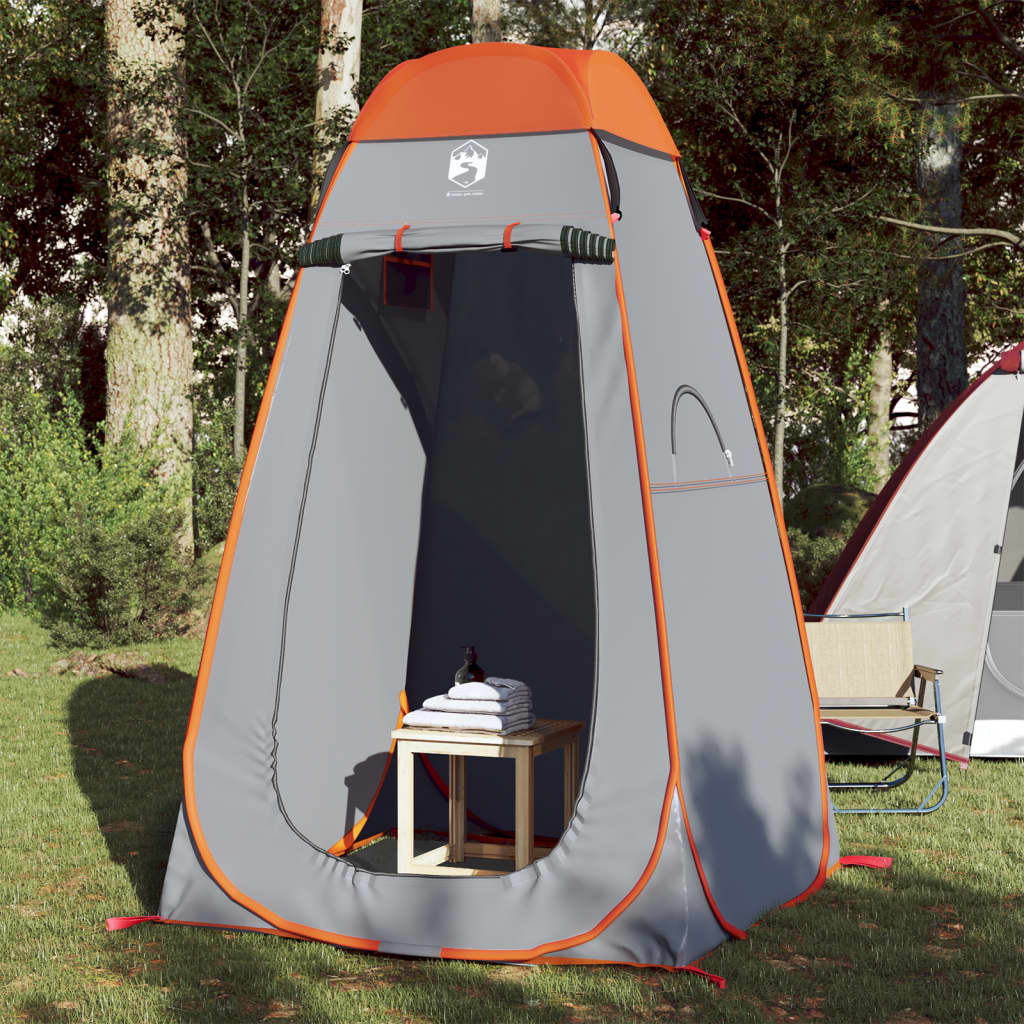 Privacytent pop-up waterdich grijs en oranje is nu te koop bij PeponiXL, paradijselijk wonen!