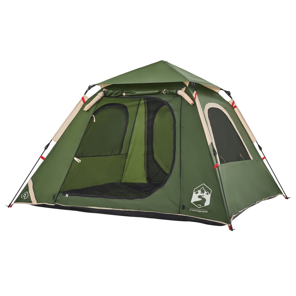 Koepeltent 4-persoons snelontgrendeling groen is nu te koop bij PeponiXL, paradijselijk wonen!