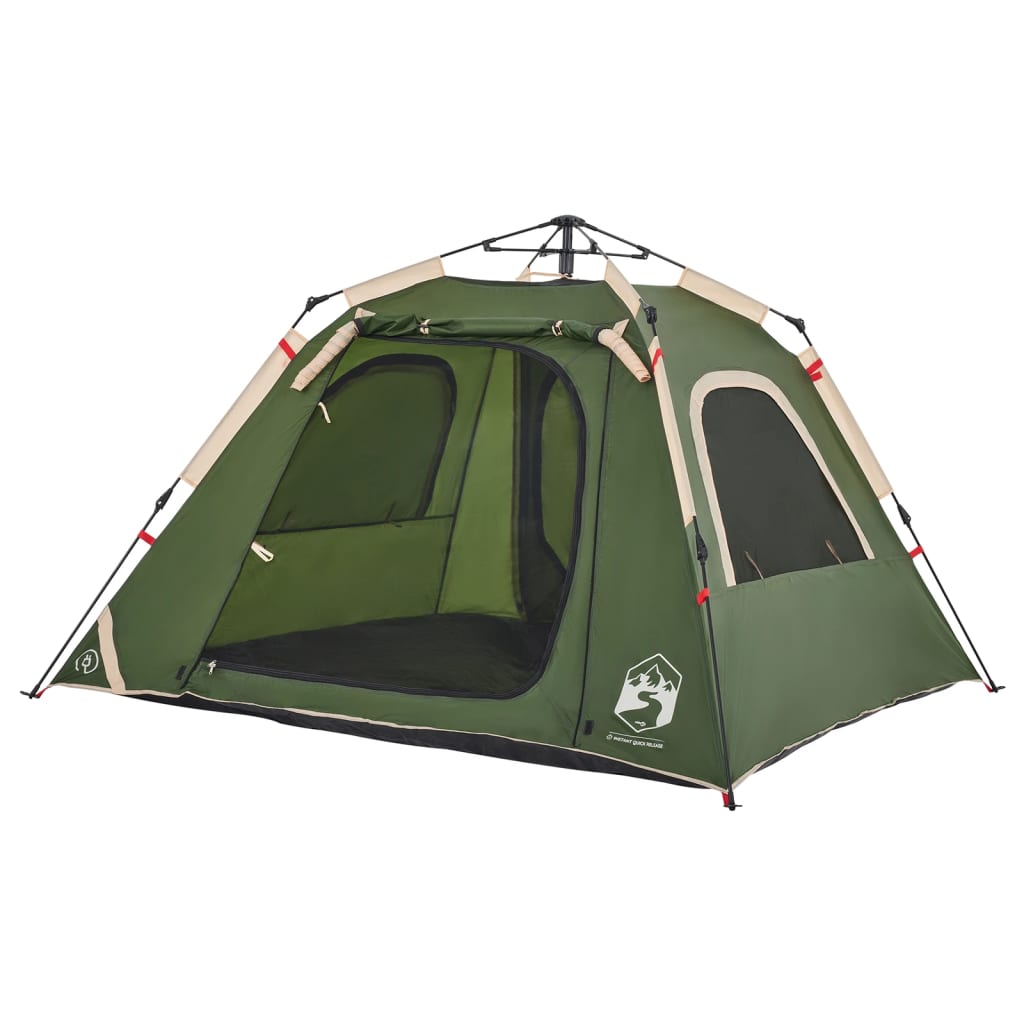 Koepeltent 4-persoons snelontgrendeling groen is nu te koop bij PeponiXL, paradijselijk wonen!