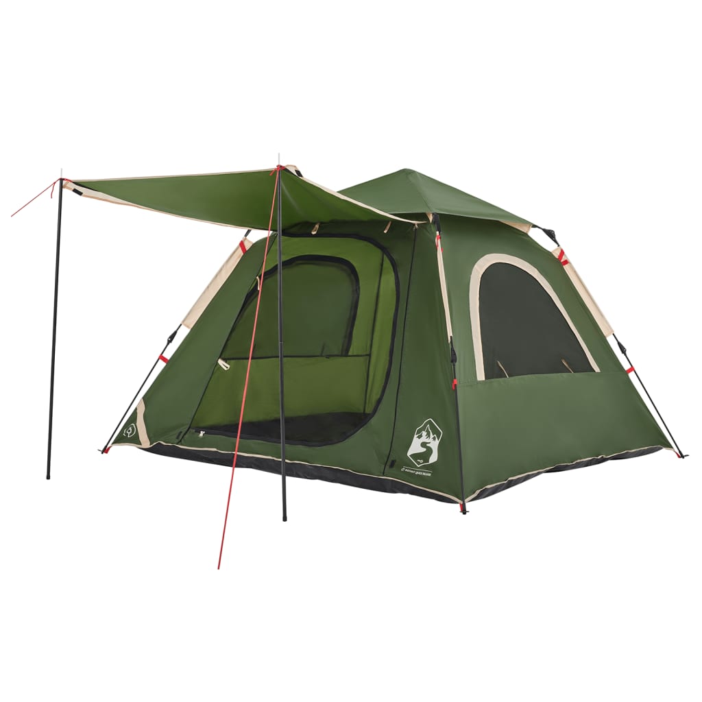 Koepeltent 4-persoons snelontgrendeling groen is nu te koop bij PeponiXL, paradijselijk wonen!