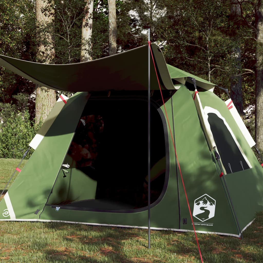 Koepeltent 4-persoons snelontgrendeling groen is nu te koop bij PeponiXL, paradijselijk wonen!