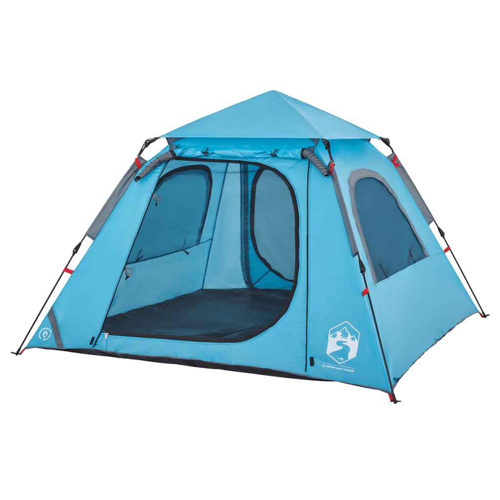 Koepeltent 4-persoons snelontgrendeling blauw is nu te koop bij PeponiXL, paradijselijk wonen!