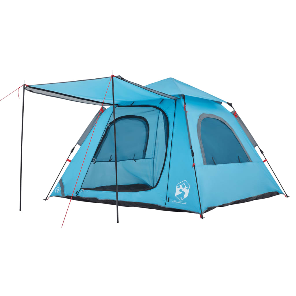 Koepeltent 4-persoons snelontgrendeling blauw is nu te koop bij PeponiXL, paradijselijk wonen!