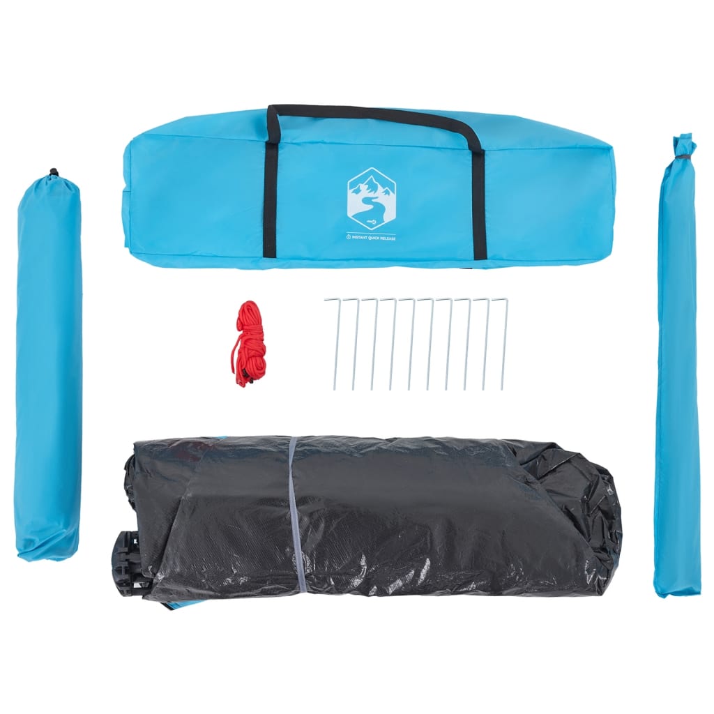Koepeltent 4-persoons snelontgrendeling blauw is nu te koop bij PeponiXL, paradijselijk wonen!