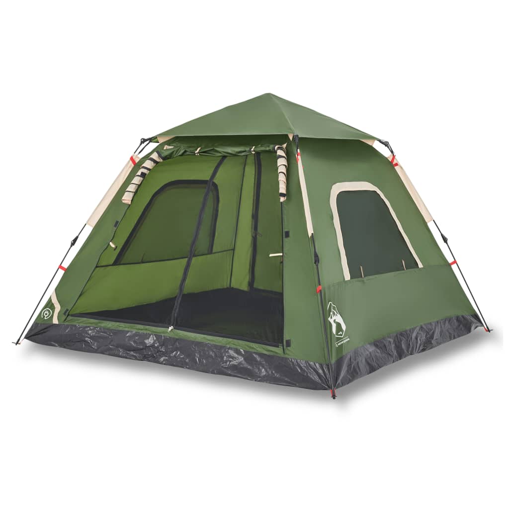 Koepeltent 5-persoons snelontgrendeling groen is nu te koop bij PeponiXL, paradijselijk wonen!