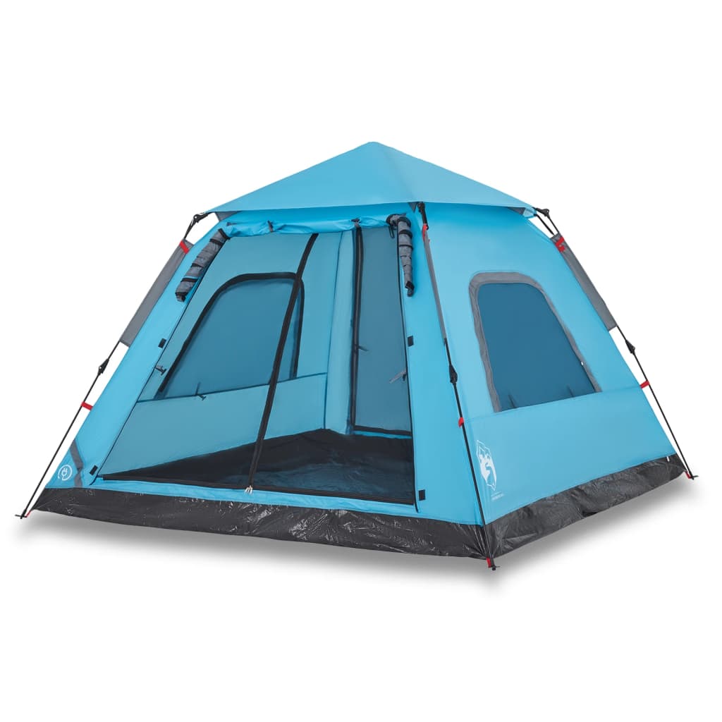 Koepeltent 5-persoons snelontgrendeling blauw is nu te koop bij PeponiXL, paradijselijk wonen!