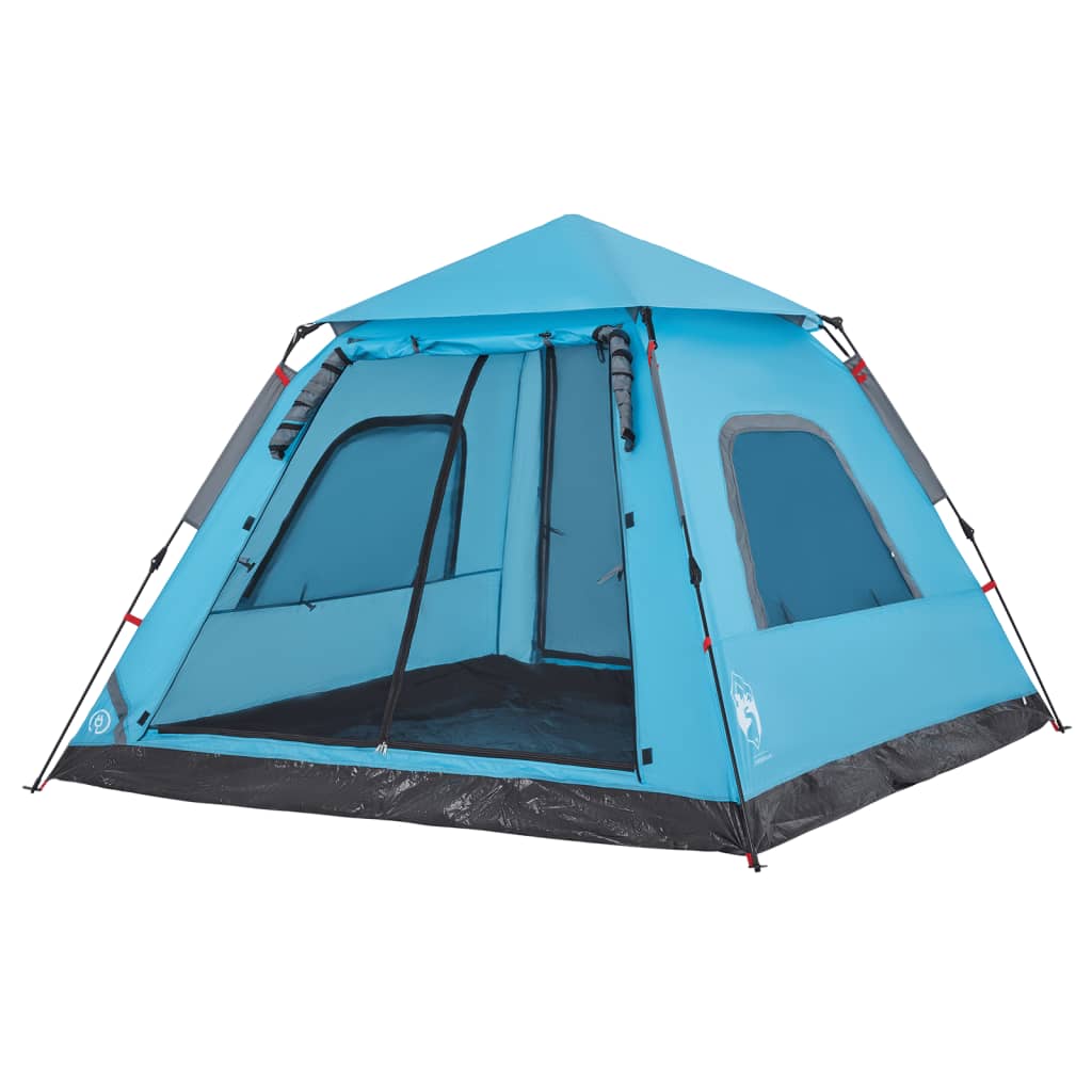 Koepeltent 5-persoons snelontgrendeling blauw is nu te koop bij PeponiXL, paradijselijk wonen!