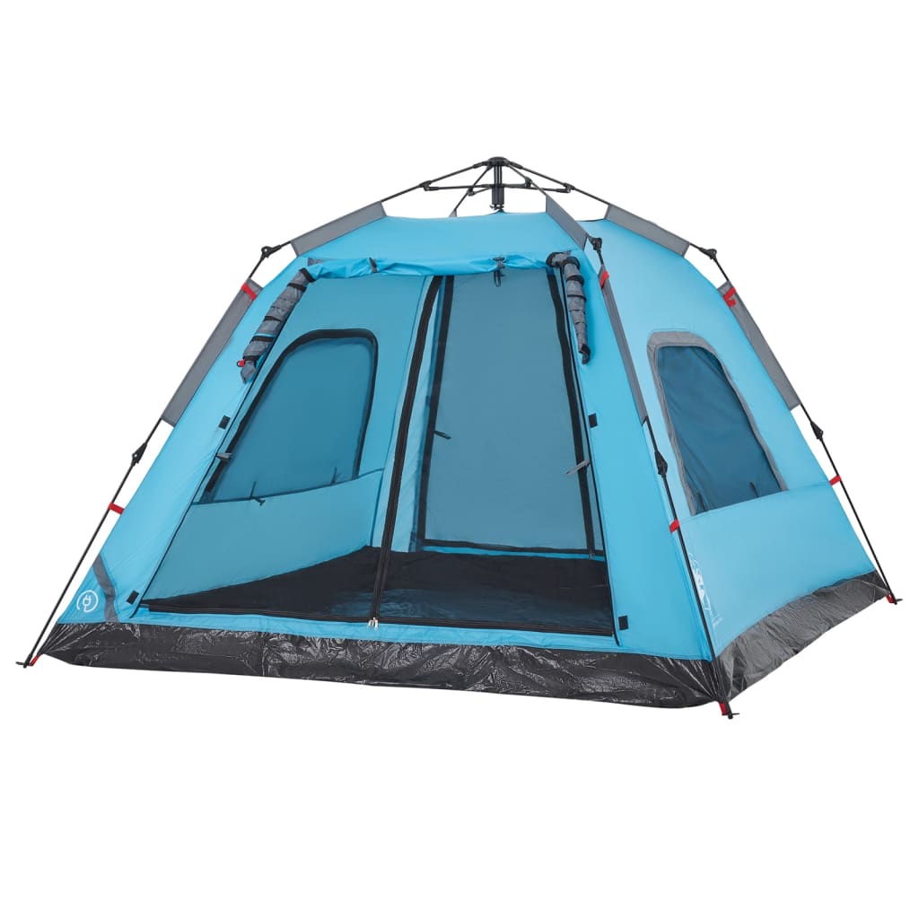 Koepeltent 5-persoons snelontgrendeling blauw is nu te koop bij PeponiXL, paradijselijk wonen!