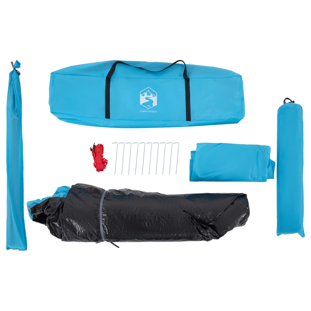 Koepeltent 5-persoons snelontgrendeling blauw is nu te koop bij PeponiXL, paradijselijk wonen!
