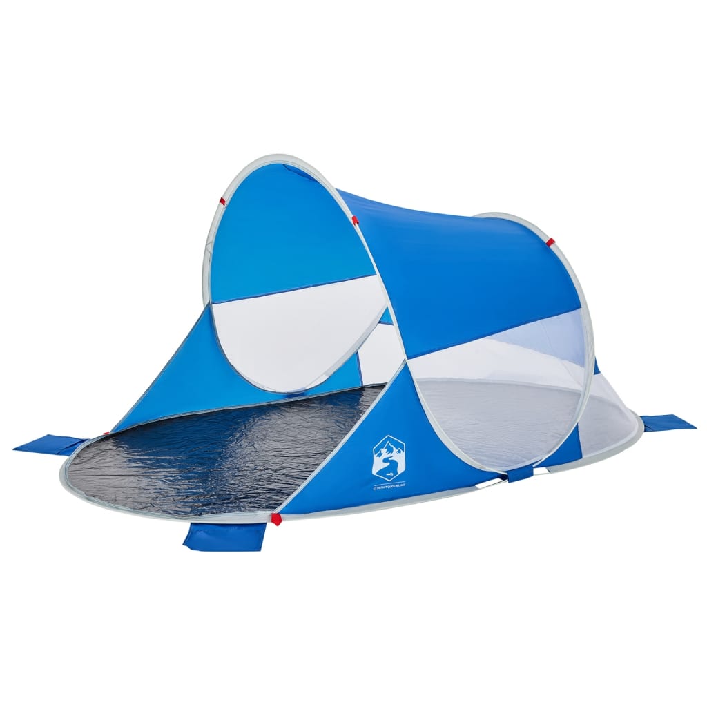 Strandtent pop-up waterdicht azuurblauw is nu te koop bij PeponiXL, paradijselijk wonen!