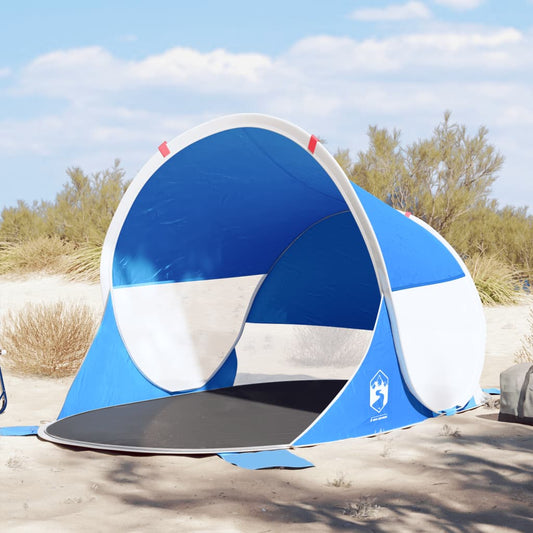 Strandtent pop-up waterdicht azuurblauw is nu te koop bij PeponiXL, paradijselijk wonen!