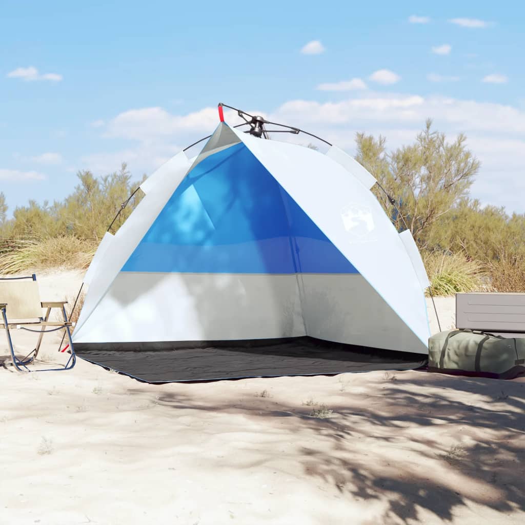 Strandtent waterdicht snelontgrendeling azuurblauw is nu te koop bij PeponiXL, paradijselijk wonen!