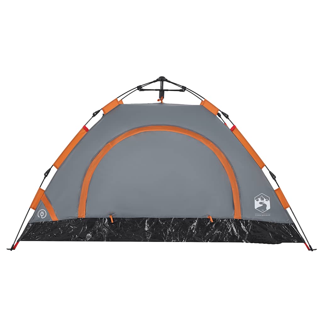 Tent 2-persoons snelontgrendeling grijs en oranje is nu te koop bij PeponiXL, paradijselijk wonen!