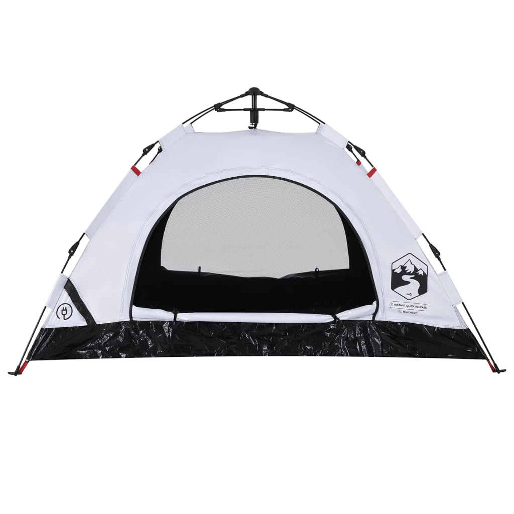 Tent 2-persoons snelontgrendeling verduisterende stof wit is nu te koop bij PeponiXL, paradijselijk wonen!