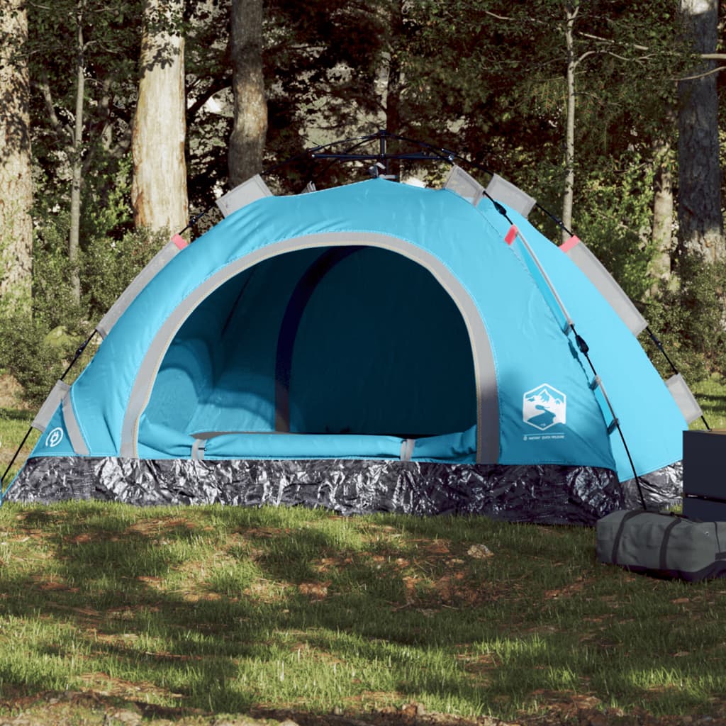 Tent 3-persoons snelontgrendeling blauw is nu te koop bij PeponiXL, paradijselijk wonen!