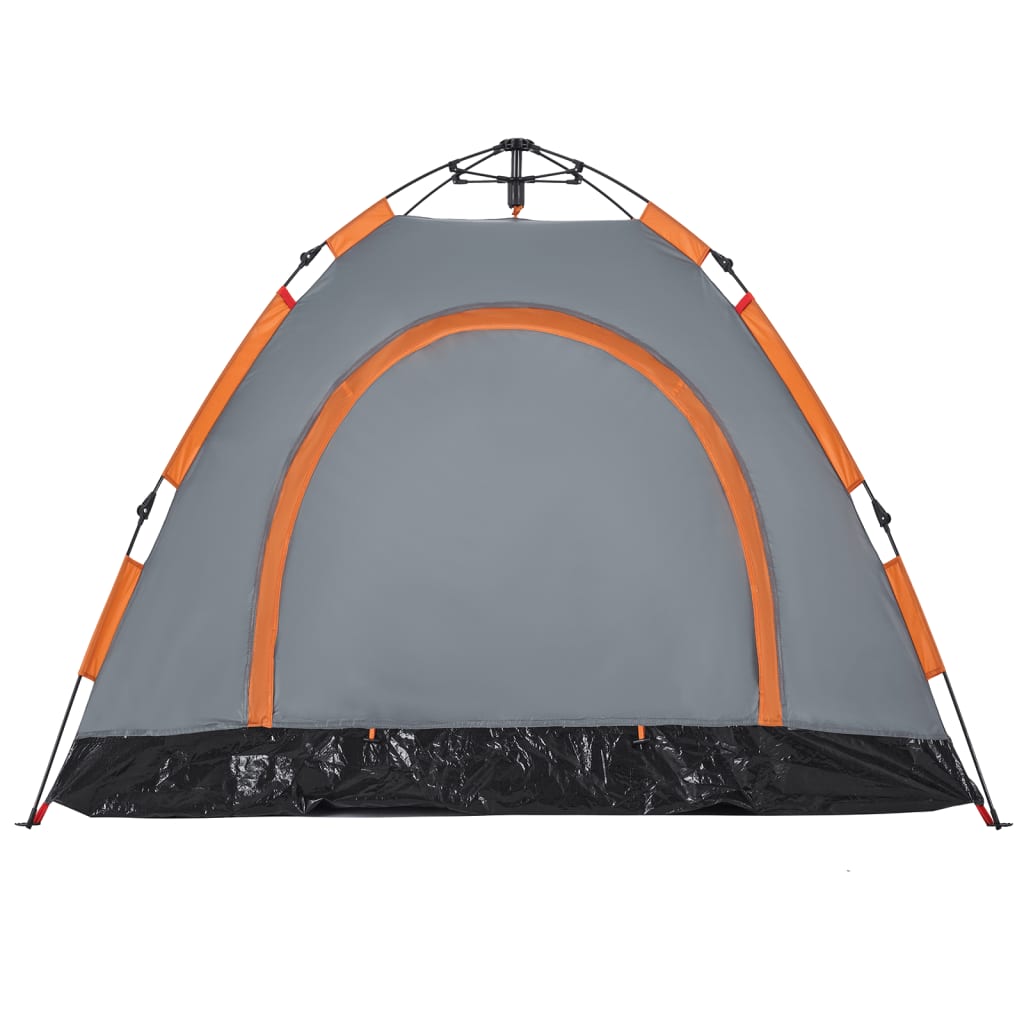 Tent 3-persoons snelontgrendeling grijs en oranje is nu te koop bij PeponiXL, paradijselijk wonen!