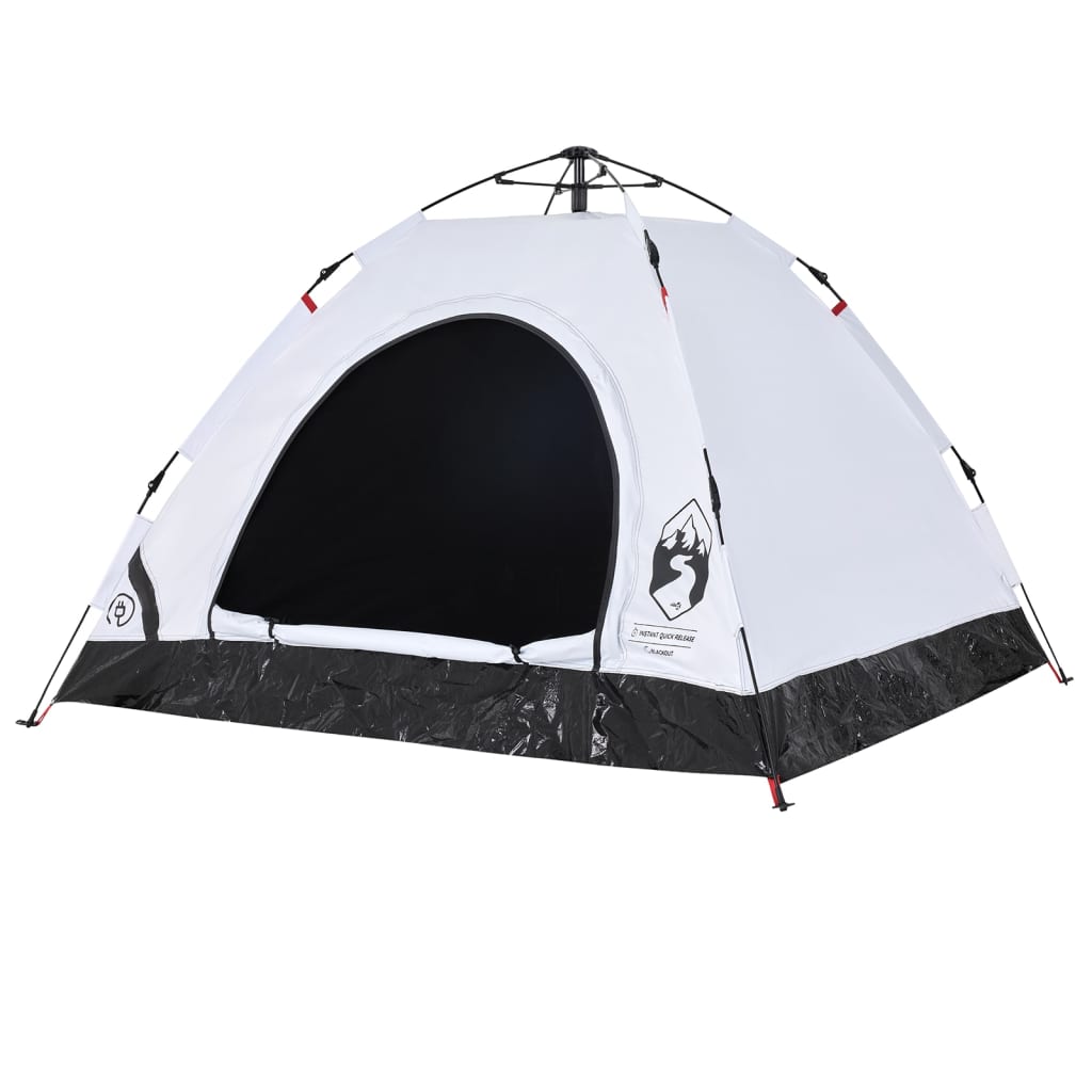 Tent 3-persoons snelontgrendeling verduisterende stof wit is nu te koop bij PeponiXL, paradijselijk wonen!