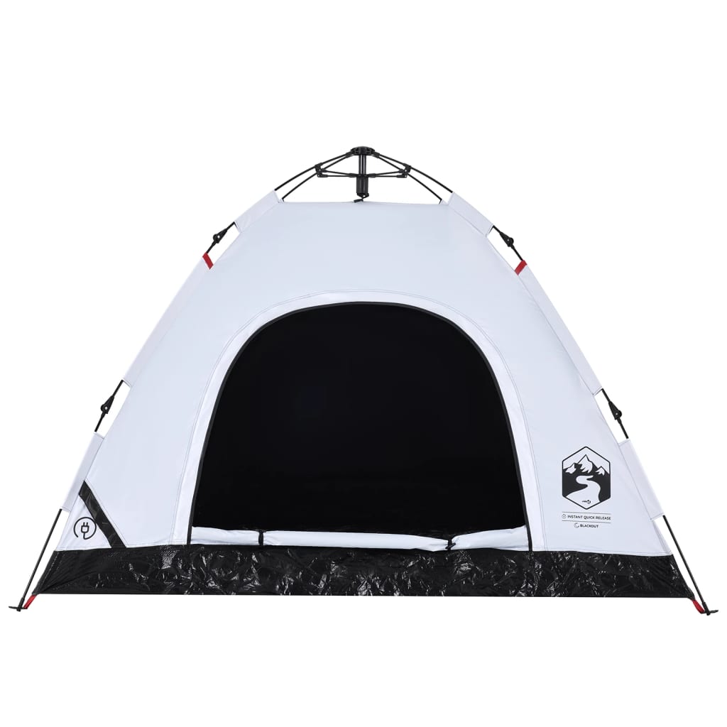 Tent 3-persoons snelontgrendeling verduisterende stof wit is nu te koop bij PeponiXL, paradijselijk wonen!