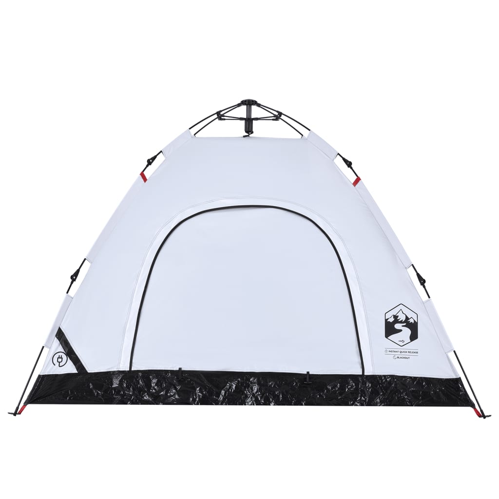 Tent 3-persoons snelontgrendeling verduisterende stof wit is nu te koop bij PeponiXL, paradijselijk wonen!