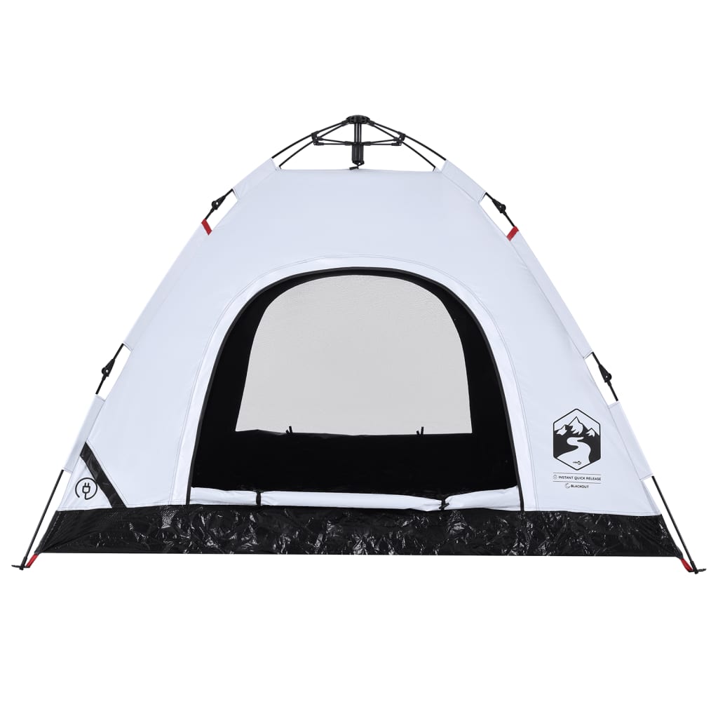 Tent 3-persoons snelontgrendeling verduisterende stof wit is nu te koop bij PeponiXL, paradijselijk wonen!