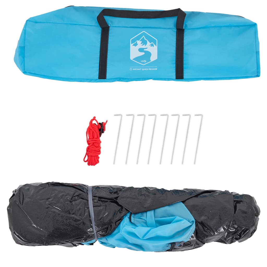 Tent 4-persoons snelontgrendeling blauw is nu te koop bij PeponiXL, paradijselijk wonen!