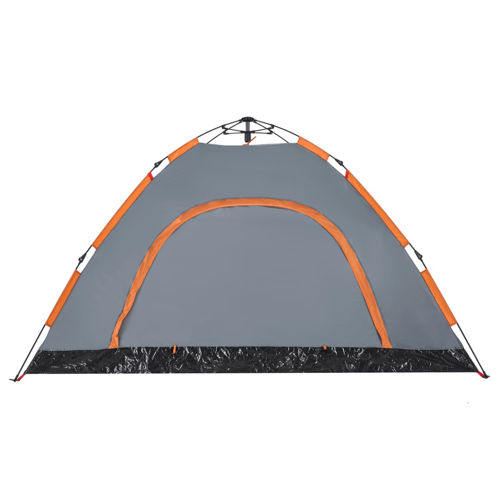 Tent 4-persoons snelontgrendeling grijs en oranje is nu te koop bij PeponiXL, paradijselijk wonen!